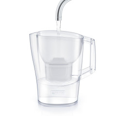 Brita Aluna Caraffa filtrante 2,4 L Trasparente, Bianco