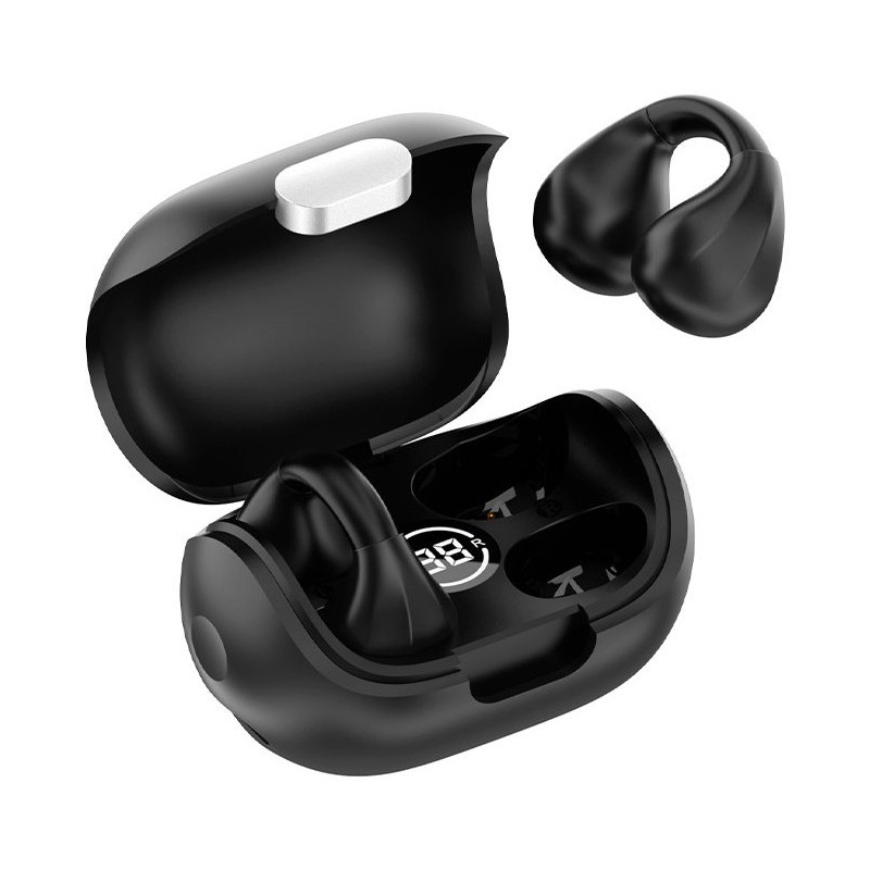 AURICULARES BLUETOOTH EARBUDS COOL CLIP BLACK