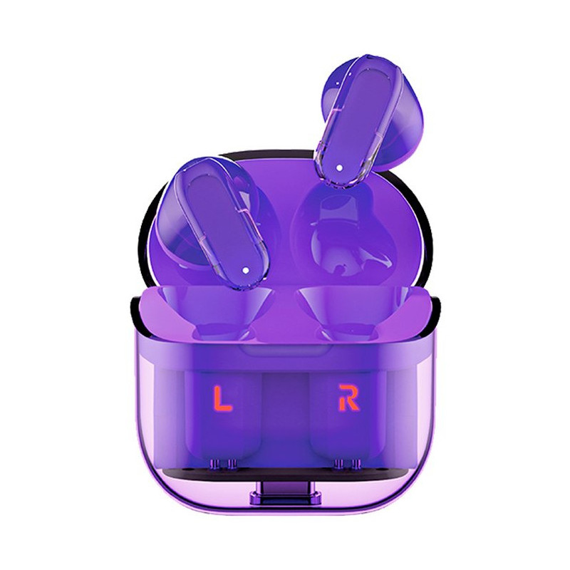 AURICULARES DUAL POD EARBUDS COOL VIOLET CRYSTAL