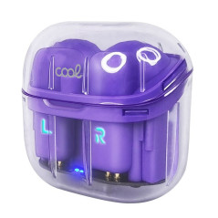 COOL Accesorios COOL Crystal Auricolare Wireless In-ear Musica e Chiamate Bluetooth Viola