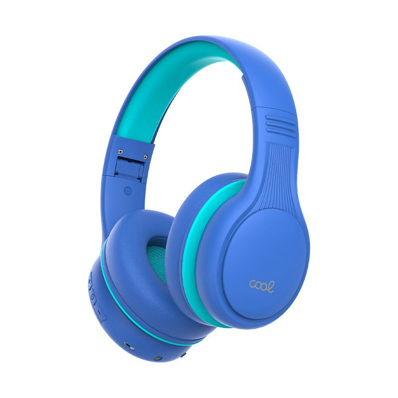 AURICULARES CASCOS STEREO INFANTILES COOLKIDS BLUE