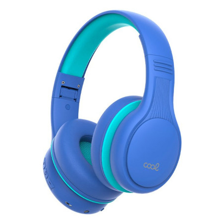 AURICULARES CASCOS STEREO INFANTILES COOLKIDS BLUE