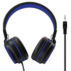 COOL Accesorios AURICULARES COOL TORONTO BLACK-BLUE Auricolare A Padiglione Gaming Nero, Blu