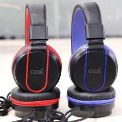 COOL Accesorios AURICULARES COOL TORONTO BLACK-BLUE Auricolare A Padiglione Gaming Nero, Blu