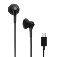 COOL Accesorios 8434847055732 Cuffie Cablato In-ear Musica e Chiamate USB tipo-C Nero