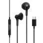 AURICULARES BOTON MICRO COOL STEREO TIPO-C BLACK