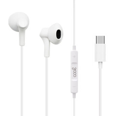 AURICULARES  MICRO COOL STEREO TIPO-C WHITE