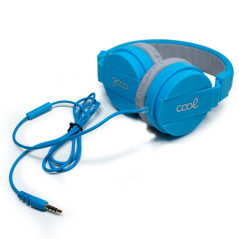 COOL Accesorios Toronto Auricolare Cablato A Padiglione Musica Giornaliera Blu