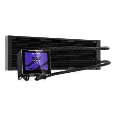 XYZ HYDROVIEW AIO 360 Processore Kit di raffreddamento a liquido 12 cm Nero 1 pz
