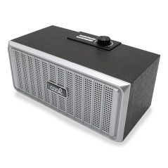 ALTAVOZ BLUETOOTH COOL RETRO 20W NEGRO-PLATA