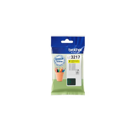 Cartucho tinta brother lc3217y amarillo 550 paginas mfcj5330dw -  mfcj5730dw -  mfcj6530dw -  mfcj6930dw