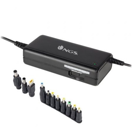 Cargador de portatil ngs ban universal - 90w - 11 conectores - 12 - 20v