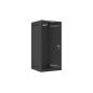 Armario lanberg mural rack 10 pulgadas 12u - 280x310 flat pack negro puerta cristal