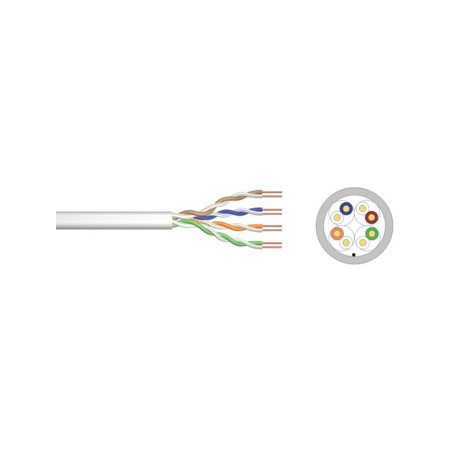 Cable de red ewent ew - mat - 6u - r - 305 - s cat 6 u - utp awg23 - 1 cca 305mt rigido