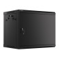 Armario lanberg mural rack 19 pulgadas 9u -  600x450 negro