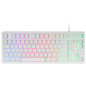 Teclador mars gaming mk023 tkl frgb usb 2.0 blanco