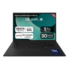 Portatil lg gram  14zd90t - g intel core ultra 7 255h 16gb ssd1tb freedos 14 pulgadas
