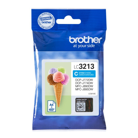 Brother LC3213C cartuccia d'inchiostro 1 pz Originale Ciano