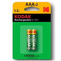 Blister pilas kodak recargables ni - mh aaa lr3 1000 mah -  blister 2 pilas