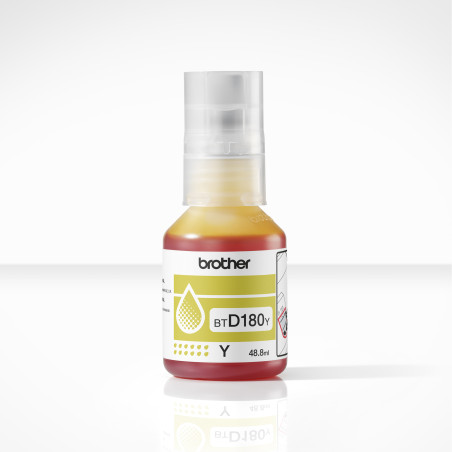 Botella tinta brother btd180y amarilla 5000 paginas