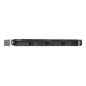 Servidor nas qnap ts - 435xeu 4 bahias 1u rack 4gb gigabit ethernet