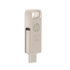 PNY HPFD206C-128 unità flash USB 128 GB USB Type-A   USB Type-C 3.2 Gen 2 (3.1 Gen 2) Argento