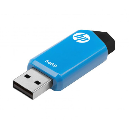 HP v150w unità flash USB 64 GB USB tipo A 2.0 Nero, Blu