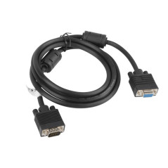 Lanberg CA-VGAC-10CC-0018-B+ cavo VGA 1,8 m VGA (D-Sub) Nero