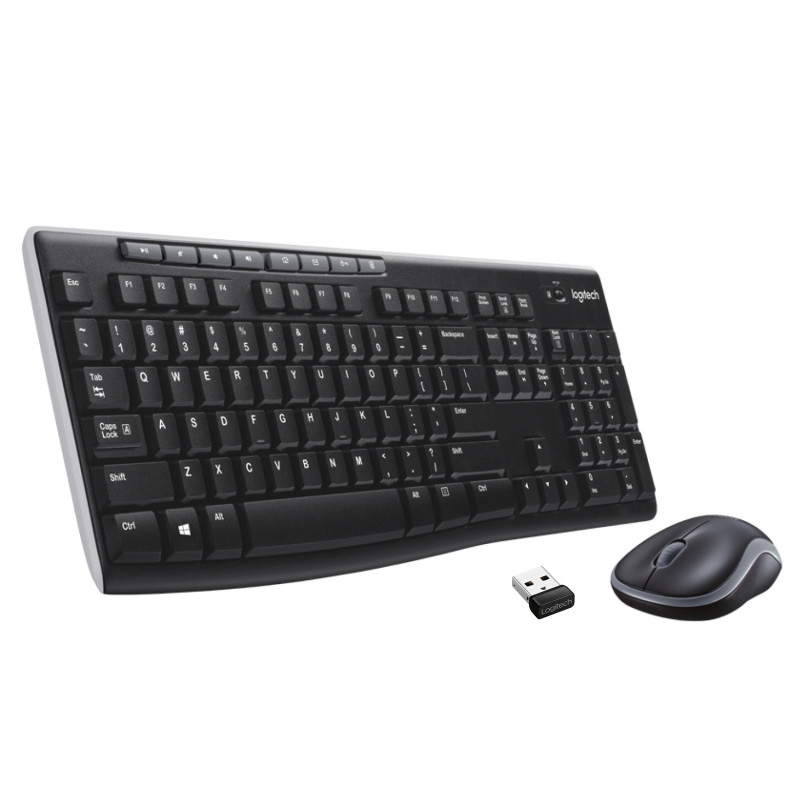 Teclado + mouse logitech mk270 inalambrico italiano