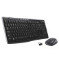Teclado + mouse logitech mk270 inalambrico italiano