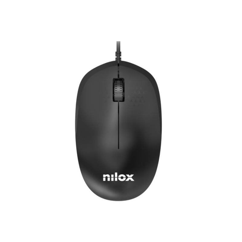 Nilox MOUSB1012 mouse Ufficio USB tipo A Ottico 1200 DPI