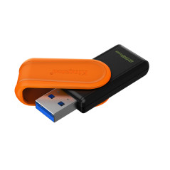 Kingston Technology DataTraveler 256GB Portable USB 3.2 Gen 1 Exodia S (Nero/Arancia)