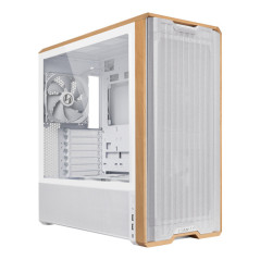Lian Li Lancool LAN217W computer case Midi Tower Bianco, Legno