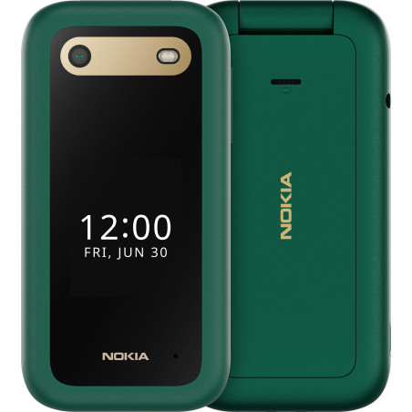 Nokia 2660 Flip 4G 7,11 cm (2.8") 123 g Verde Telefono di livello base