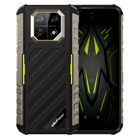 Ulefone Armor 22 16,7 cm (6.58") Android 13 4G USB tipo-C 8 GB 128 GB 6600 mAh Nero, Verde