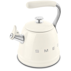 Smeg Bollitore con fischio 50's Style - Panna LUCIDO - WKF01CR