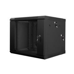 Lanberg WF02-6609-10B rack 9U Da parete Nero