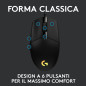 Mouse raton logitech g203 lightsync negro gaming 8.000 dpi 6 botones