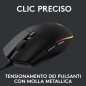 Mouse raton logitech g203 lightsync negro gaming 8.000 dpi 6 botones