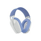 Auriculares con microfono logitech g435 gaming wireless inalambrico blanco
