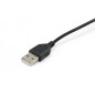 Auricular conceptronic cchatstaru2b usb + microfono flexible control de volumen negro