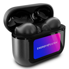 Energy Sistem Display ANC Auricolare True Wireless Stereo (TWS) In-ear Musica e Chiamate USB tipo-C Bluetooth Nero