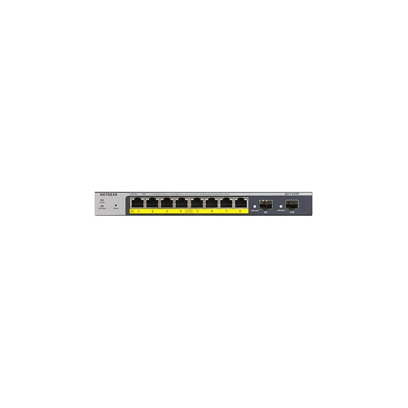 HUB SWITCH 8 PTOS NETGEAR 10/100/1000 GS110TP