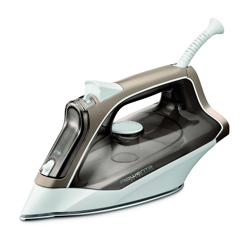 Plancha de vapor rowenta dx1635 effective 2400w blanco y gris