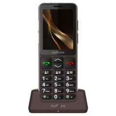 Telefono movil myphone bueno 2.8 pulgadas -  2mpx -  4g -  marron