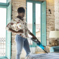 Cecotec Conga Popstar 1000 DuoStick Easy Aspirapolvere a bastone 2 in 1 AC Secco Senza sacchetto 0,8 L 800 W Nero, Argento,