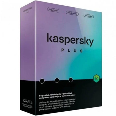Antivirus kaspersky plus 1 dispositivo 1 ao con cardholder en caja