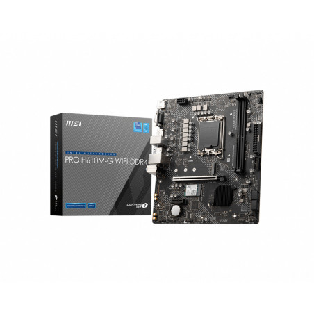 MSI PRO H610M-G WIFI DDR4 scheda madre Intel H610 LGA 1700 micro ATX