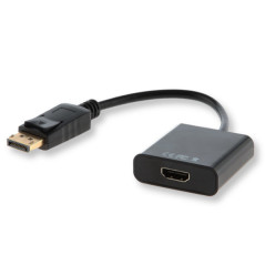 Savio CL-55 cavo e adattatore video 0,2 m DisplayPort HDMI tipo A (Standard) Nero