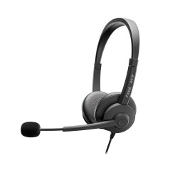 Axtel AXH-ACEUCD cuffia e auricolare Cablato A Padiglione Ufficio USB Type-C   USB Type-A Nero